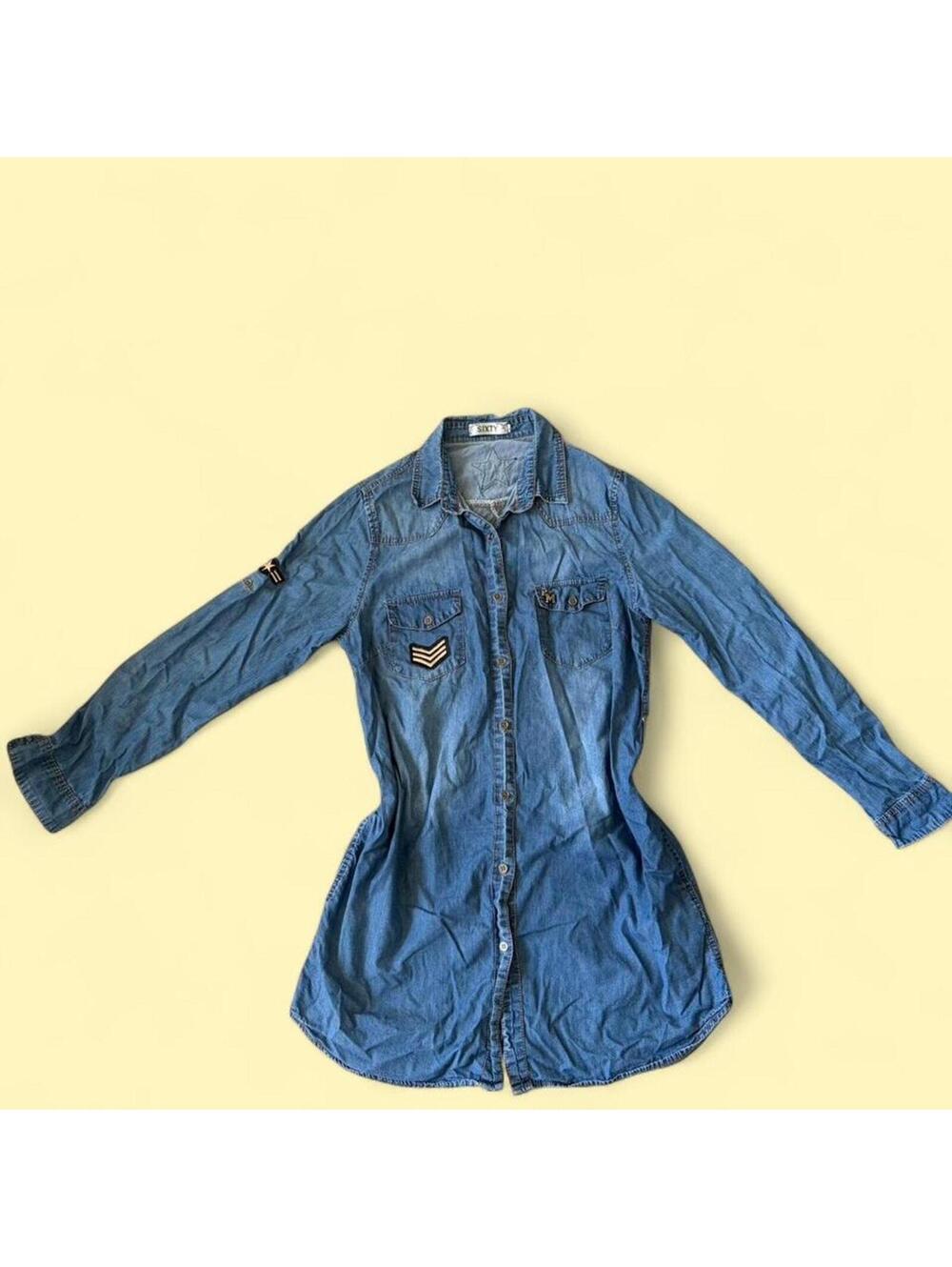 Y2K Miss Sixty Denim Shirt Dress